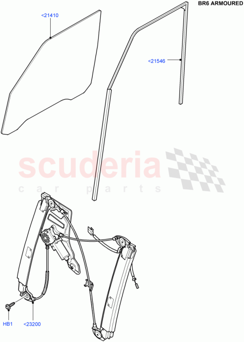 Part Diagram for Land Rover CUH500120
