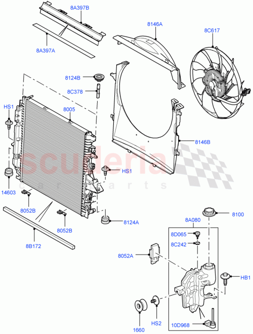 Part Diagram for Land Rover LR021825