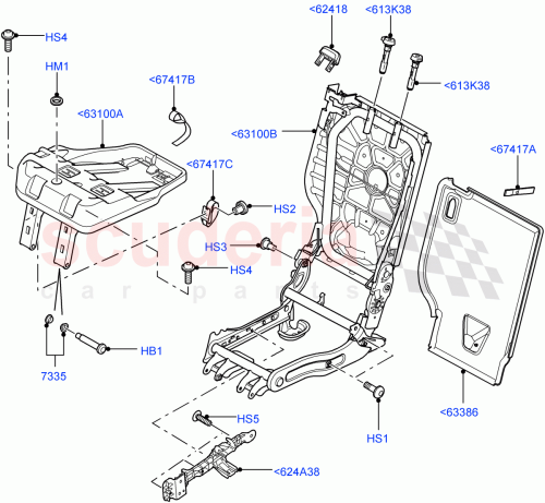 Part Diagram for Land Rover LR016506
