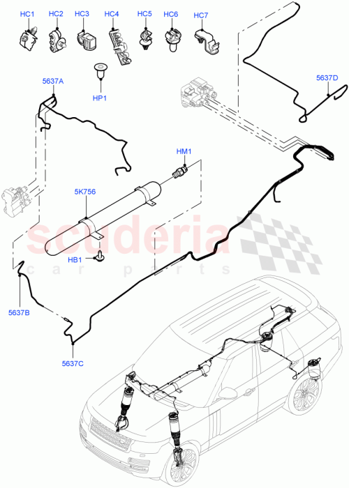 Part Diagram for Land Rover LR086449