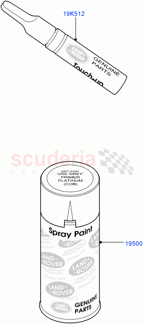 Part Diagram for Land Rover VPLDC0003AAD