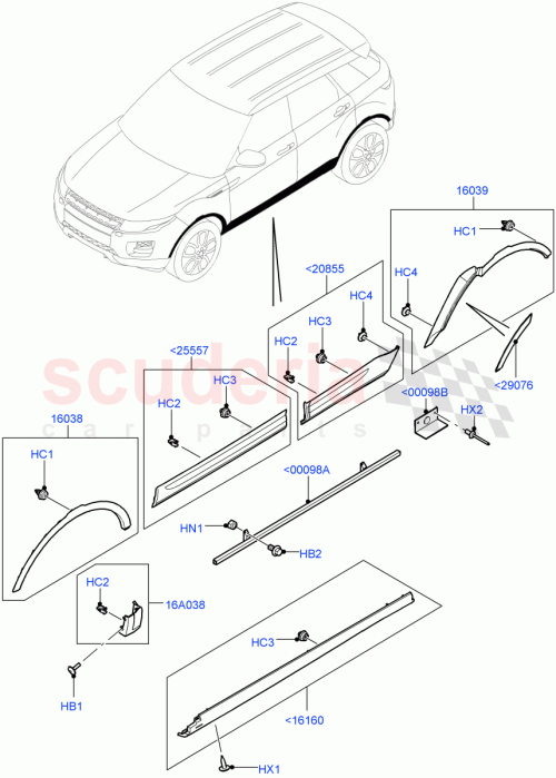 Part Diagram for Land Rover LR055346