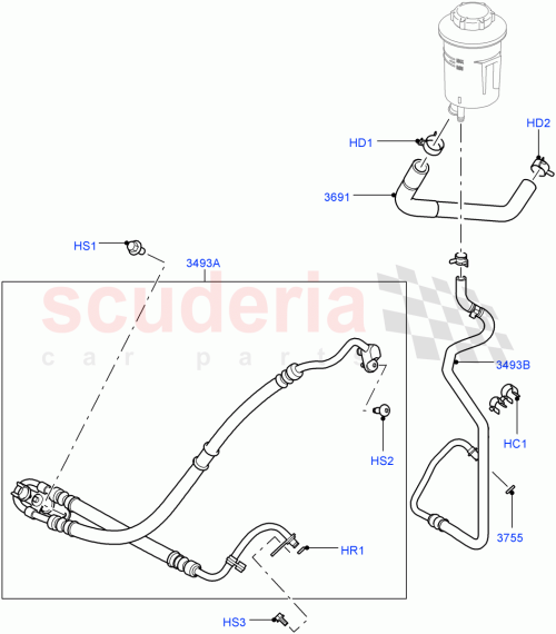 Part Diagram for Land Rover LR057813