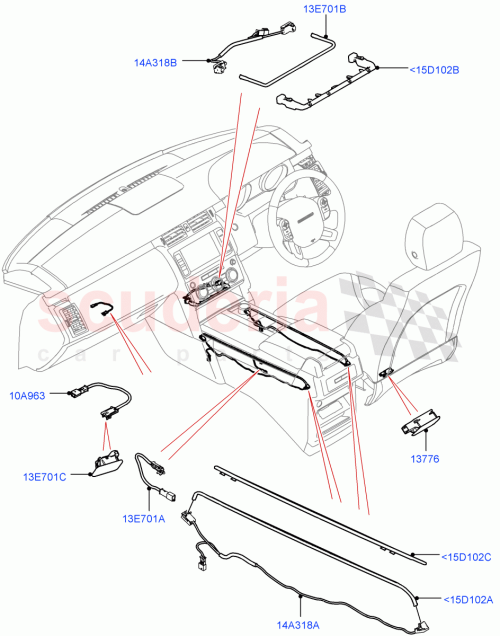 Part Diagram for Land Rover LR082535