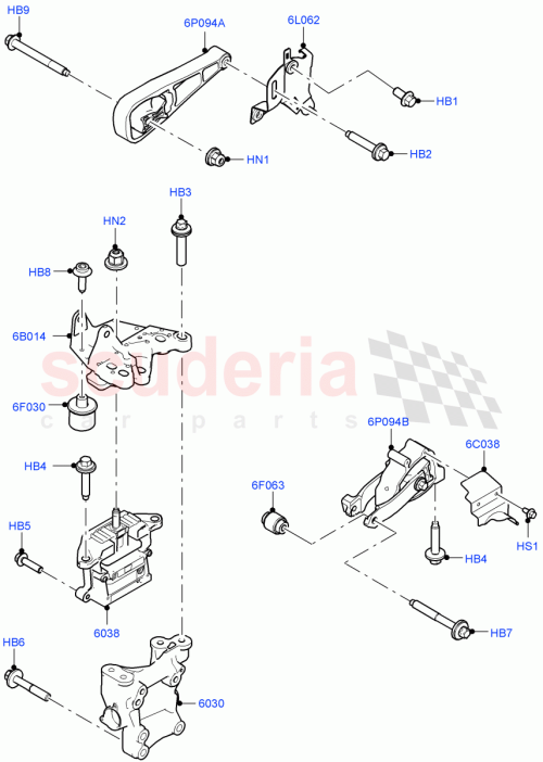 Part Diagram for Land Rover LR117682