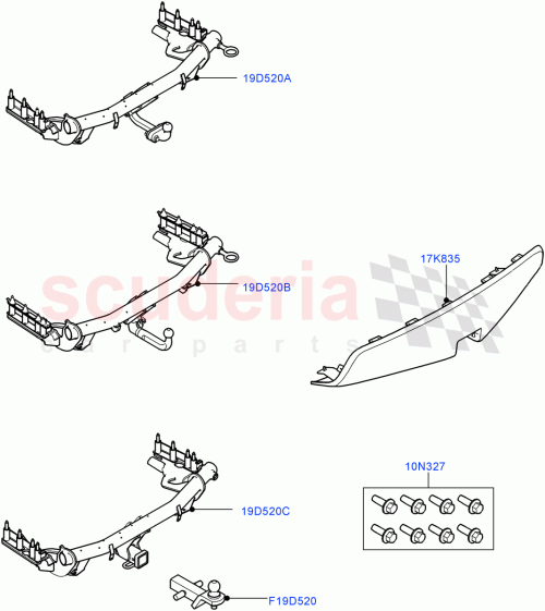 Part Diagram for Land Rover VPLCT0148