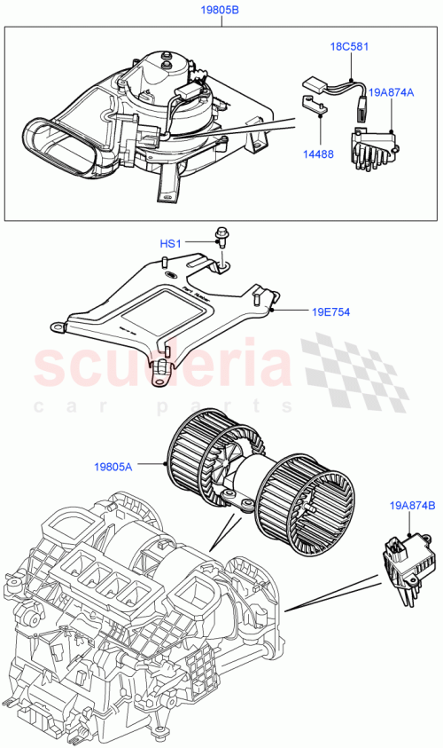 Part Diagram for Land Rover YYP000120