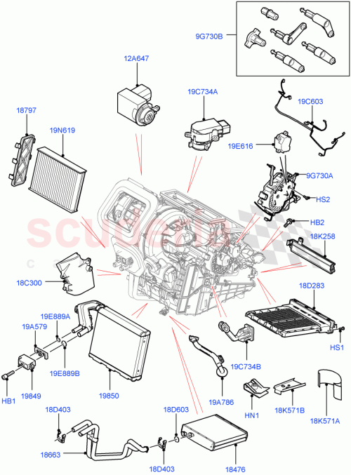 Part Diagram for Land Rover LR066926