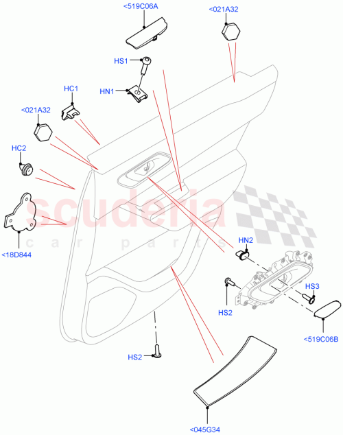 Part Diagram for Land Rover LR091488