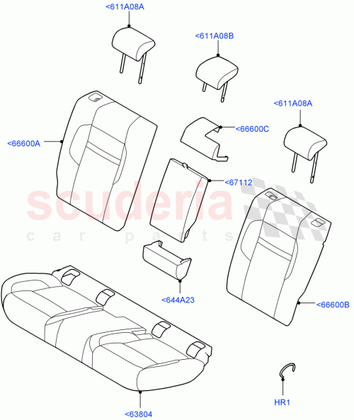 Part Diagram for Land Rover LR160300