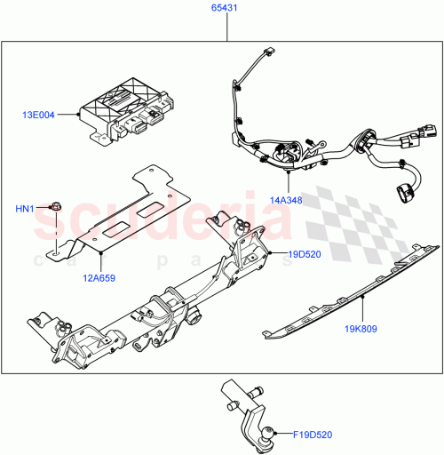 Part Diagram for Land Rover LR146119