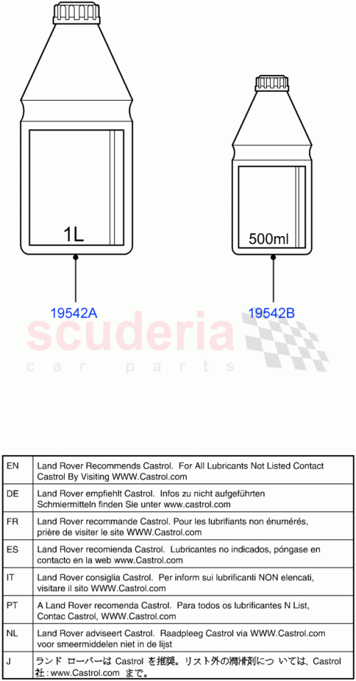 Part Diagram for Land Rover SIJ500040