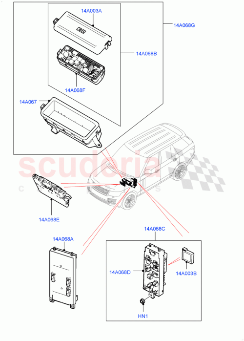 Part Diagram for Land Rover LR172204