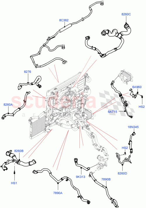 Part Diagram for Land Rover LR140847