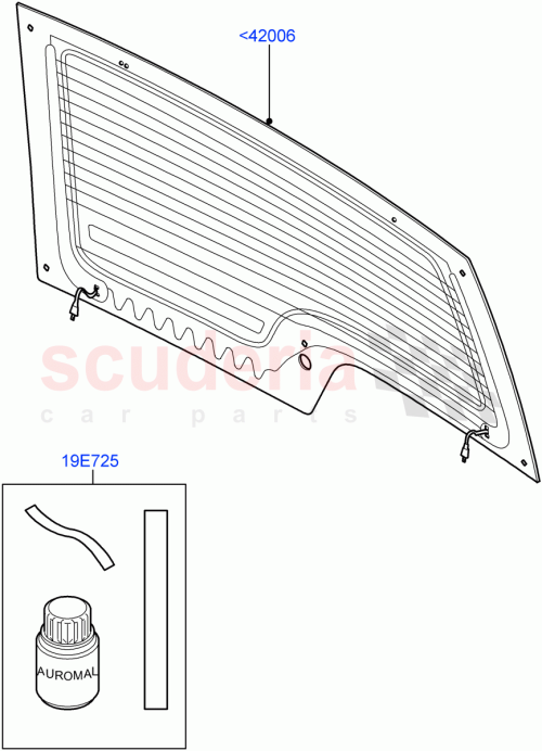 Part Diagram for Land Rover CVB500690