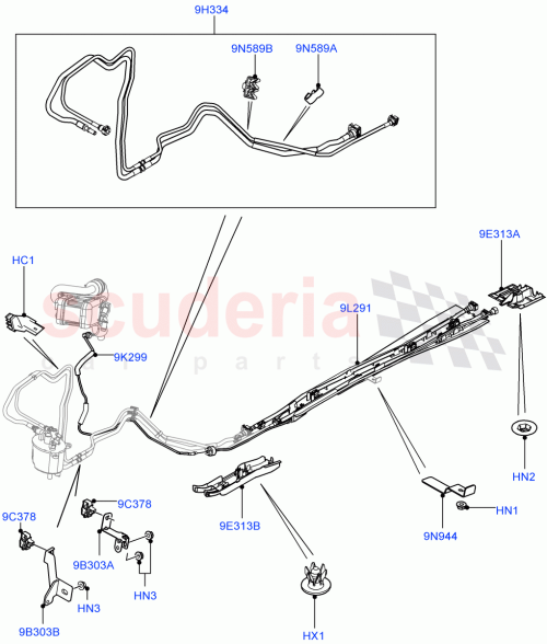 Part Diagram for Land Rover LR023084