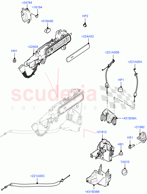 Part Diagram for Land Rover LR115185