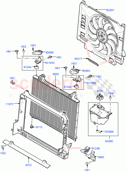 Part Diagram for Land Rover LR092806