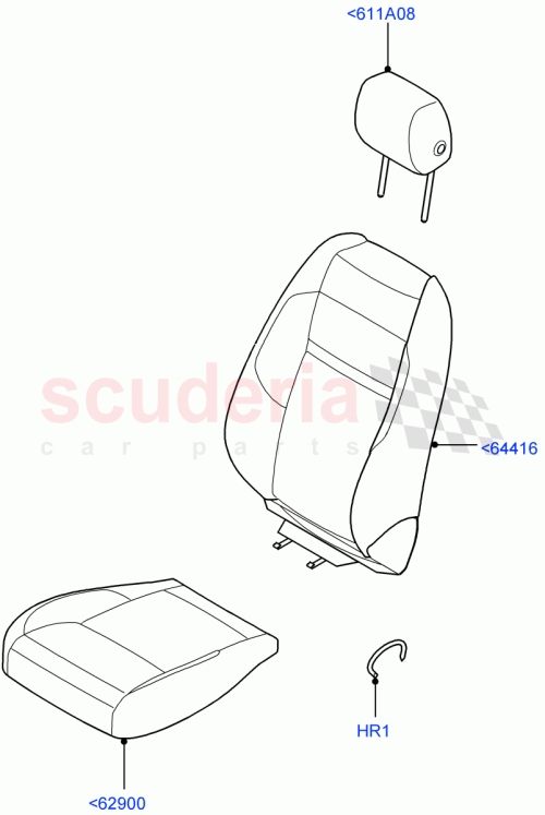 Part Diagram for Land Rover LR161008