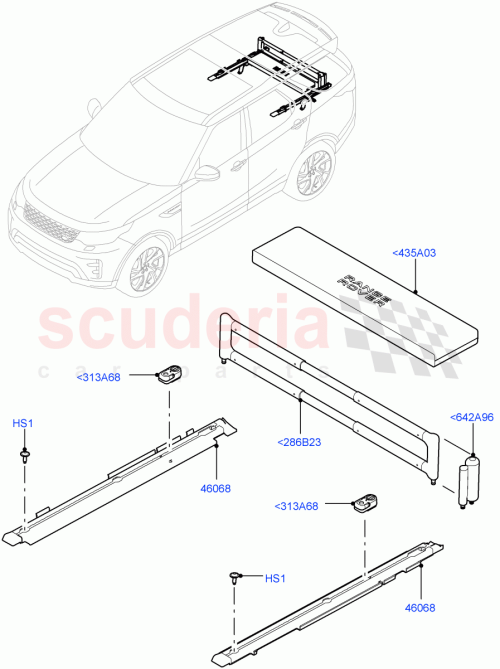 Part Diagram for Land Rover LR082581