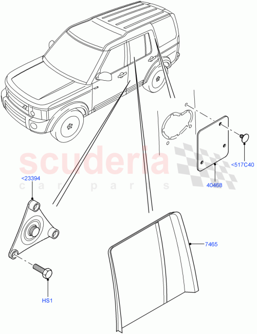 Part Diagram for Land Rover LR006346