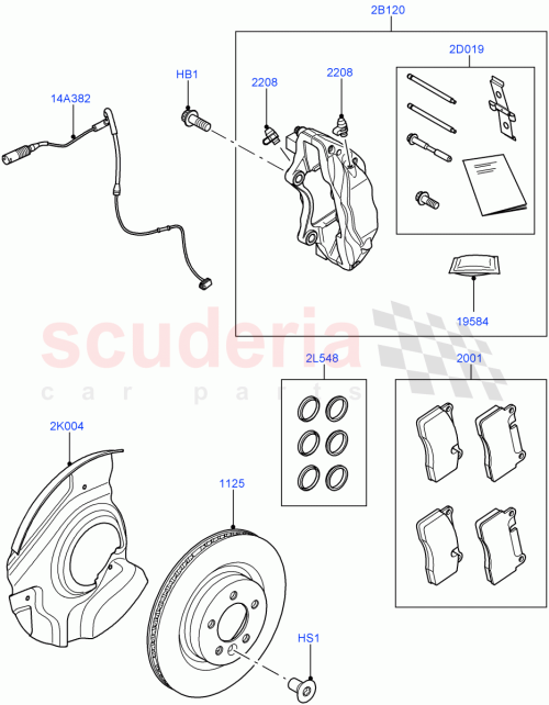 Part Diagram for Land Rover LR038154