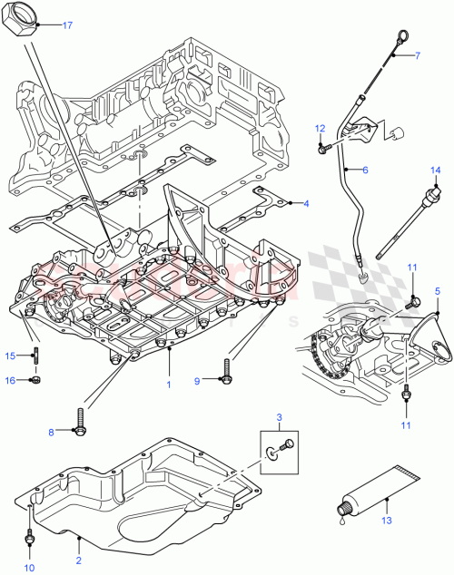Part Diagram for Land Rover LR004336