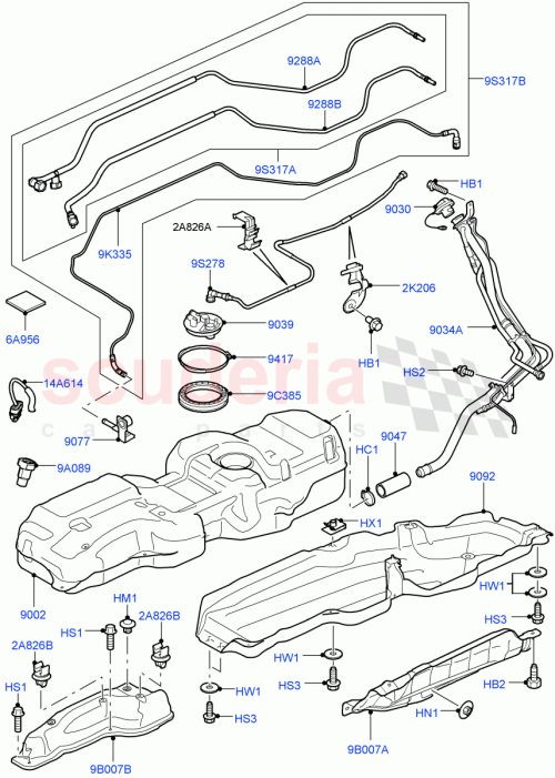 Part Diagram for Land Rover LR019275