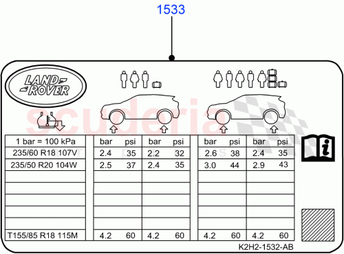 Part Diagram for Land Rover LR140571