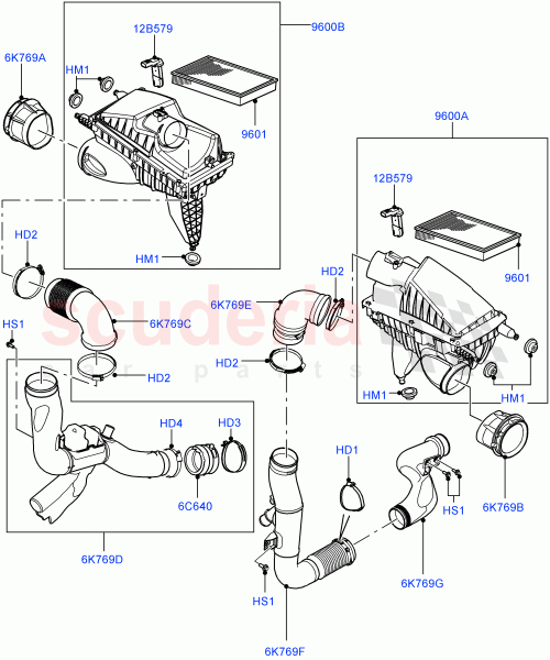 Part Diagram for Land Rover LR023503