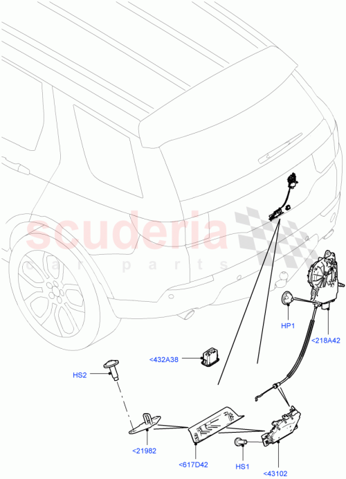 Part Diagram for Land Rover LR095551