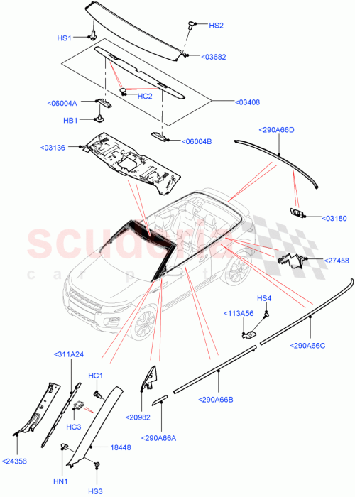 Part Diagram for Land Rover LR006032