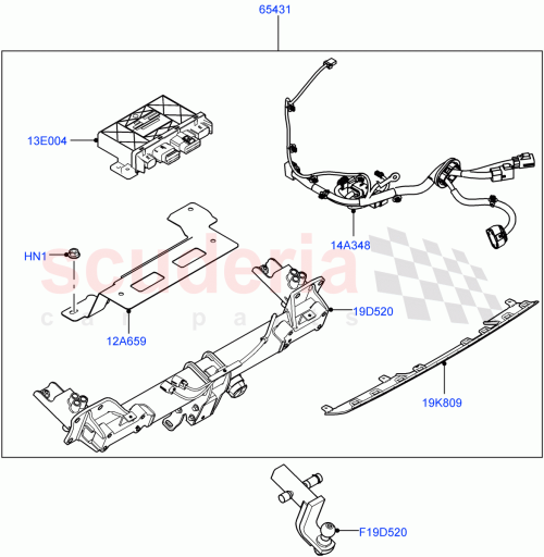 Part Diagram for Land Rover VPLE90AUS01PR