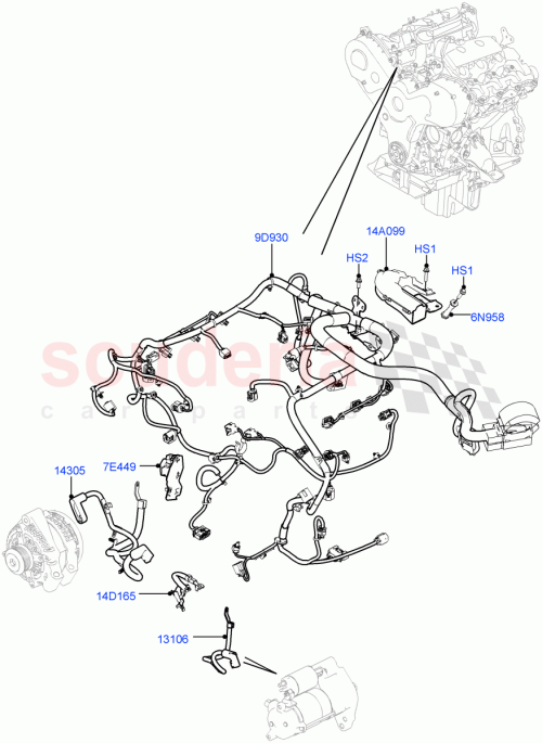 Part Diagram for Land Rover LR084893