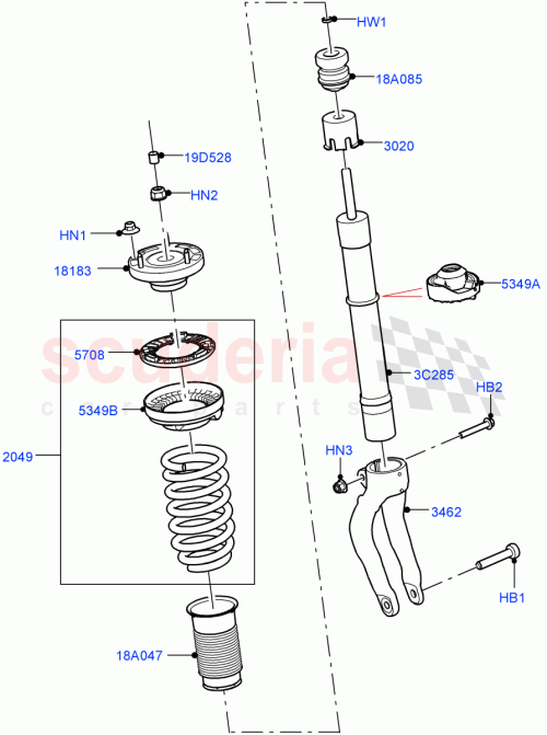 Part Diagram for Land Rover LR156301