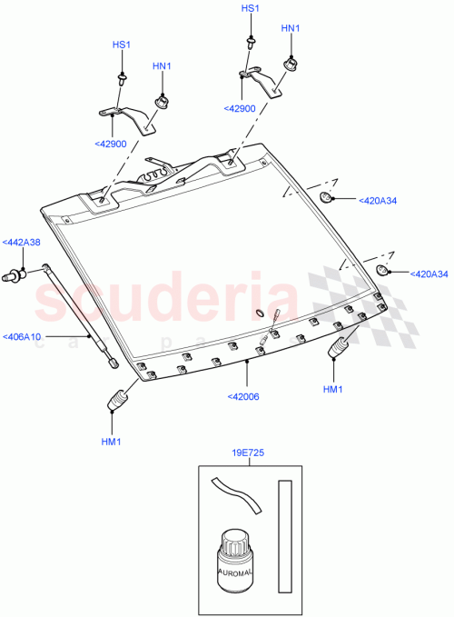 Part Diagram for Land Rover LR039042