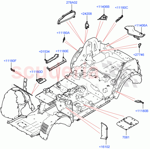 Part Diagram for Land Rover LR117343