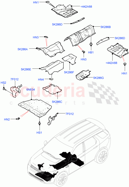 Part Diagram for Land Rover LR074799