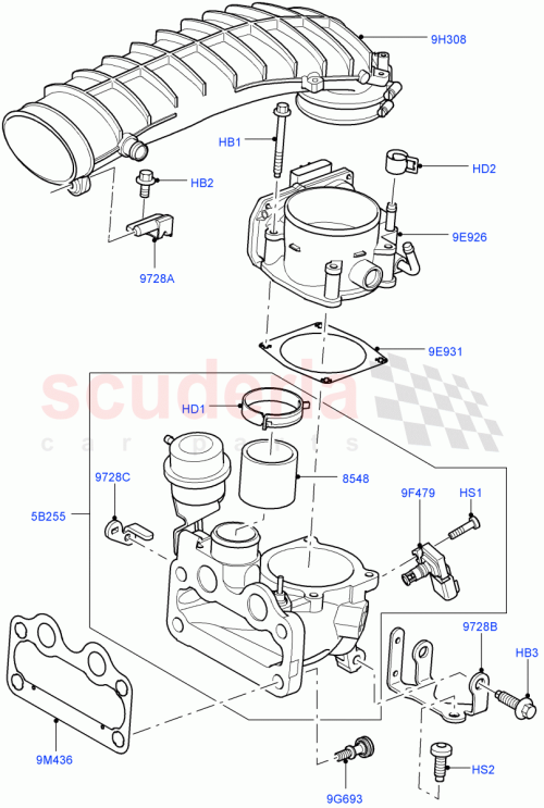 Part Diagram for Land Rover 4637031