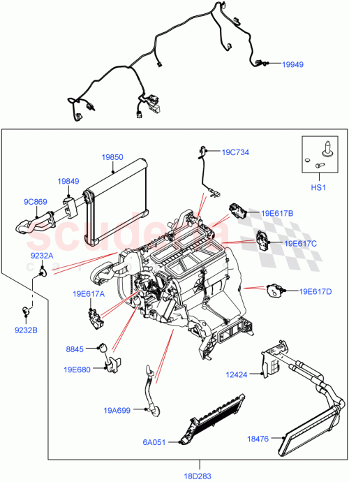 Part Diagram for Land Rover LR143151