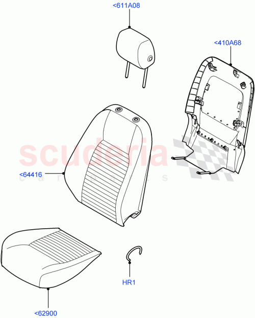 Part Diagram for Land Rover LR126867