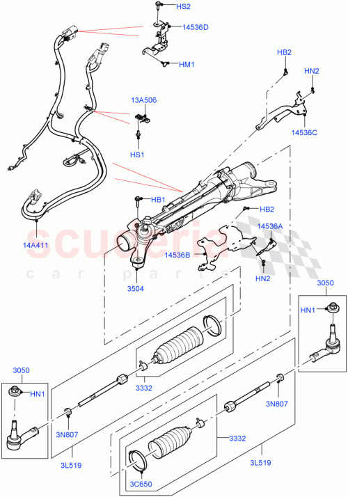 Part Diagram for Land Rover LR158305