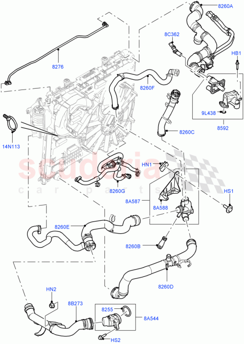 Part Diagram for Land Rover LR048908