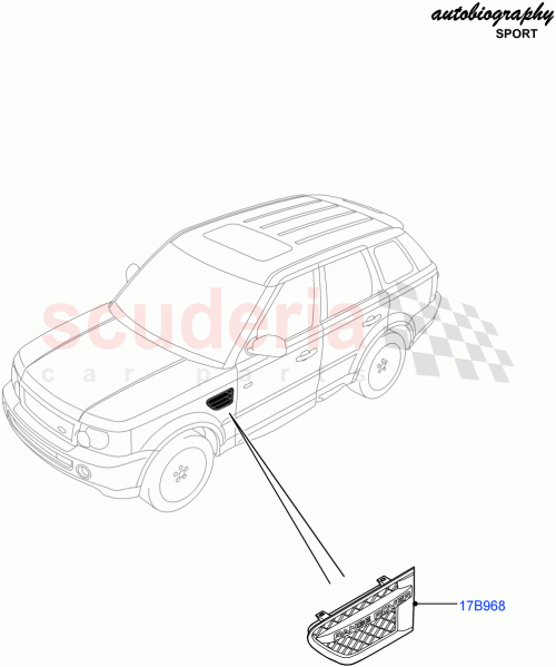 Part Diagram for Land Rover LR019281