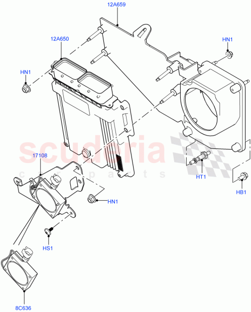 Part Diagram for Land Rover LR052569
