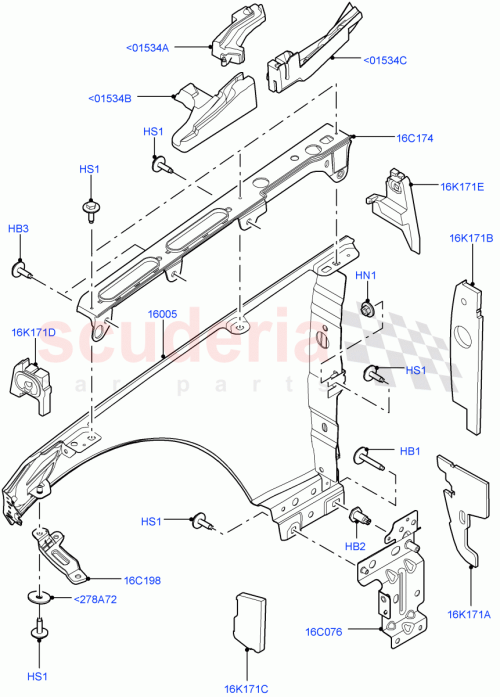 Part Diagram for Land Rover LR033055