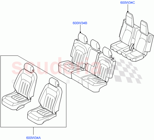 Part Diagram for Land Rover VPLES0563