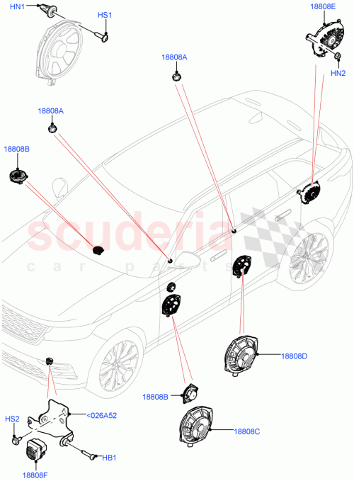Part Diagram for Land Rover LR091163