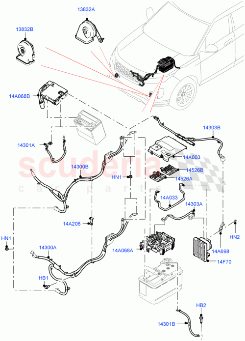Part Diagram for Land Rover LR140722