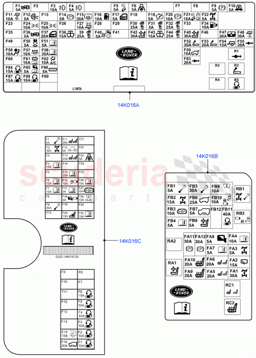 Part Diagram for Land Rover LR085929